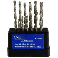 13-delige HSS Metaalborenset 1.5 tot 6.5 mm