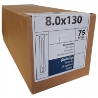 Spanhulzen 8.0 x 130 - 75 stuks
