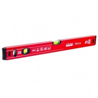 GEKO Aluminium Waterpas 500 mm | Sterke Magneet, 2 Libellen & Rubberen Eindkappen