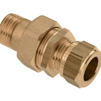 BONFIX messing knelfitting radiatorkoppeling recht 1/2inch x 15mm FR