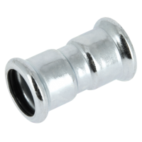 BONFIX press fitting galvanized steel straight coupling 12mm FF