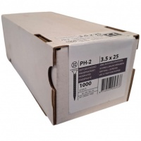 Drywall screws 3.5 x 25 with fine thread - 1000 pcs