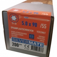 Silvermate chipboard screws 5.0 x 90 partial thread - 200 pcs