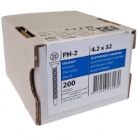 Self driling screws with drilling point 4.2 x 32 galvanized - 200 pcs