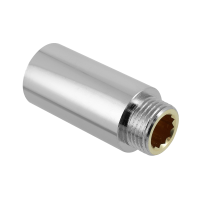 BONFIX messing verchroomd draadfitting kraanverlengstuk 1/2inch x 80mm RRp