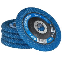 Zirkonium lamellenschijf 125mm P60 - 5 stuks