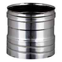 Flexibel rookkanaal Ø150 - verbindingsstuk vrouwelijk