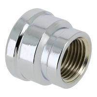 BONFIX messing verchroomd draadfitting verloopsok 3/4inch x 1/2inch RpRp