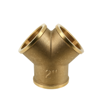 BONFIX messing draadfitting Y-stuk 2inch RpRpRp