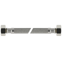 BONFIX RVS aansluitleiding flexibele slang 50cm 1/2inch x 3/8inch binnnendraad