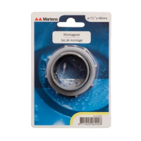 Martens PVC 1 1/2inch x 40mm sifon montageset grijs