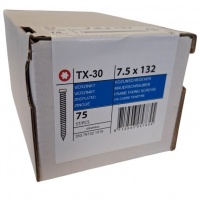 Kozijnschroeven cilinderkop 7.5 x 132 - 75 stuks