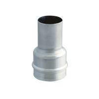 SKS-X 130 – single walled chimney pipe stainless steel reducer diameter Ø130/128