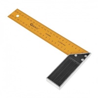 GEKO winkelhaak 25 cm – Staal & Aluminium met Metrische Schaal