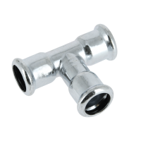 BONFIX press C-staal T-stuk 42mm FFF