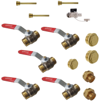 Installatiekit hygiëneboiler 500L voor zonneboilersysteem (compleet maken)