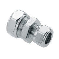 BONFIX messing vernikkeld knelfitting verloop 15mm x 10mm FF