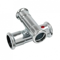 BONFIX press C-staal 3-delige koppeling 22mm x 15mm FFFF