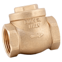 EnergyBy swing terugslagklep FF met messing insert - DN20 (3/4inch)