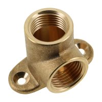 BONFIX messing draadfitting muurplaat 3/4inch RpRp