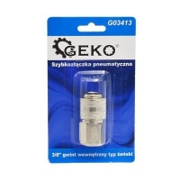 GEKO Compressed air quick coupling 3/8 inch internal thread – Brass