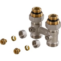 Dynamic Way radiator aansluitstuk H-blok vloer 3/4inch