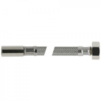BONFIX RVS aansluitleiding flexibele slang 50cm 15mm x 3/8inch insteek x binnendraad