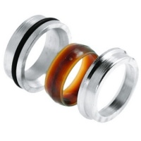 BONFIX C-staal knelfitting verloopset 3-delig 201 - 22mm x 15mm