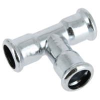 BONFIX press C-staal T-stuk 12mm FFF