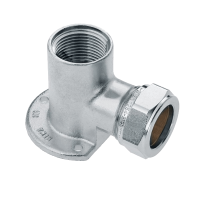 BONFIX messing vertind knelfitting muurplaat 1/2inch x 15mm FRp