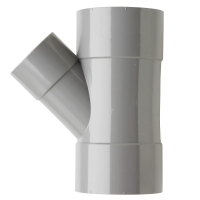 Martens PVC 75mm x 50mm T-stuk 45 graden