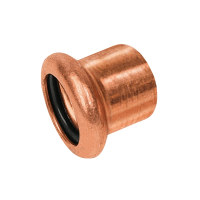 BONFIX press fitting red copper stop end 35mm F