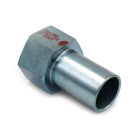 Steelpres C-staal M 22mm x 1/2inch persfitting Insteekkoppeling binnendraad