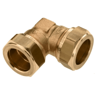 BONFIX messing knelfitting knie / bocht 90 graden 15mm FF