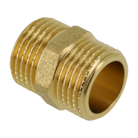 BONFIX messing draadfitting dubbele nippel 1/8inch RR