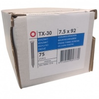 Kozijnschroeven cilinderkop 7.5 x 92 - 75 stuks