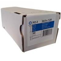 Slagpluggen 8.0 x 120 - 50 stuks