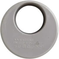 Martens PVC 40mm x 75mm verloopring inwendig grijs