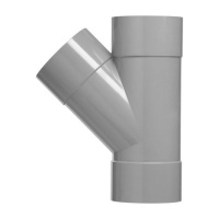 Martens PVC 50mm x 40mm T-stuk 45 graden