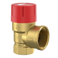 Prescor overdrukventiel 1/2inch buiten- x binnendraad 1 - 1,5bar