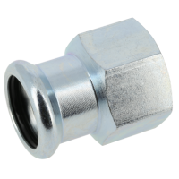 BONFIX press fitting galvanized steel female adapter 15mm x 1/2inch FRp