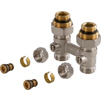 Dynamic Way radiator aansluitstuk H-blok vloer M22