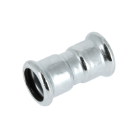 BONFIX press C-staal rechte koppeling 15mm FF