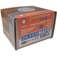 Silvermate chipboard screws 3.5 x 45 full thread