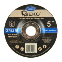 Doorslijpschijf premium voor metaal 125 x 6,0 x 22,2 mm (metaalschijf) - 5 stuks