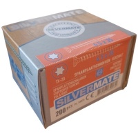 Silvermate spaanplaatschroeven 4.5 x 35 voldraad verzinkt - 200 stuks