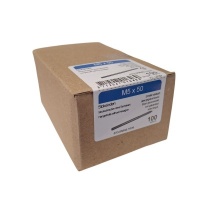 Stokeinden M5 x 50 gegalvaniseerd - 100 stuks