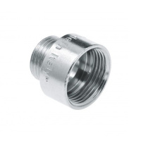 BONFIX messing verchroomd neusstuk 1/2inch x 3/8inch RRp
