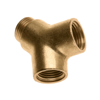 BONFIX messing Y-stuk 1/2inch RpRRp