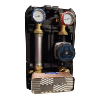 EnergyBy pompgroep met solar platenwisselaar (34 platen) en bypass met circulatiepomp